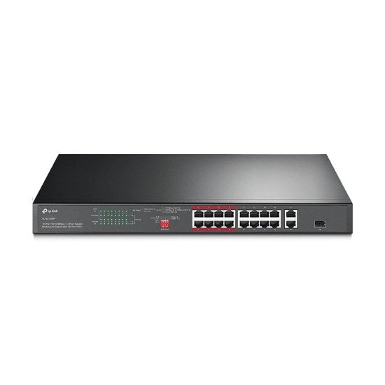 Tp-link Tl-sl1218p 16-port Gigabit Rackmount Switch