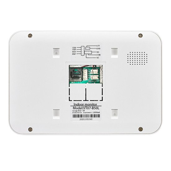 ZKTeco VT07-B50L is a smart 7-inch PoE indoor video monitor