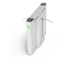 ZKTeco FBL520 dual lane flap barrier turnstile