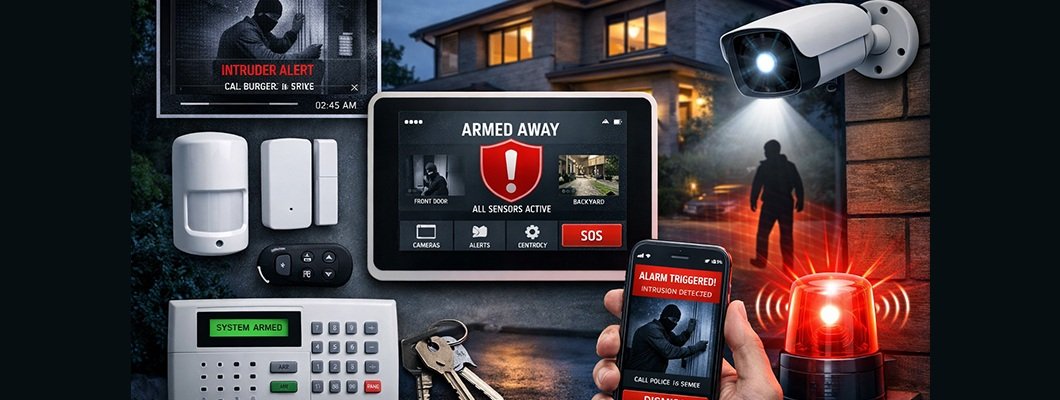 বাড়ির নিরাপত্তা নিশ্চিত করতে কোন অ্যালার্ম সিস্টেম সবচেয়ে কার্যকর?