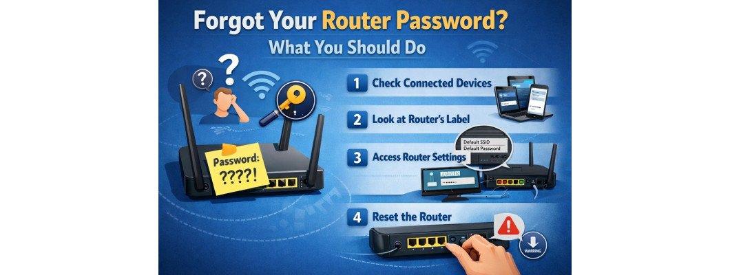 রাউটারের পাসওয়ার্ড ভুলে গেলে করণীয় – সহজ সমাধান গাইড