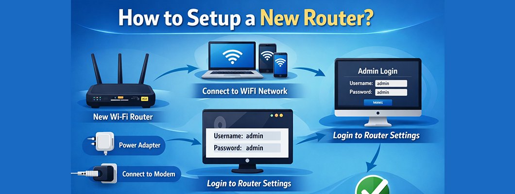 নতুন রাউটার সেটআপ করার নিয়ম: সহজ ও সম্পূর্ণ গাইড