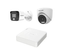 HIKVISION 2 unit 1080P night vision security cc camera Package