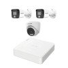 HIKVISION 3 unit 1080P night vision security cc camera Package