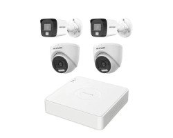 HIKVISION 4 unit 1080P night vision security cc camera Package