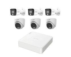 HIKVISION 6 unit 1080P night vision security cc camera Package