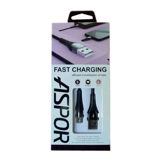 ASPOR A189 Data Cable with Fast Charging