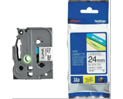 Brother Tze-251(24mm x 8mm) Black on White Tape Cartridge