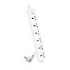 Deli ET405 6-Port 10A Power Strip White