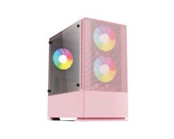 Value Top VT-B701-p Mini Tower Gaming Case (Pink)