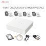 Hikvision 4 unit ColorVu camera package
